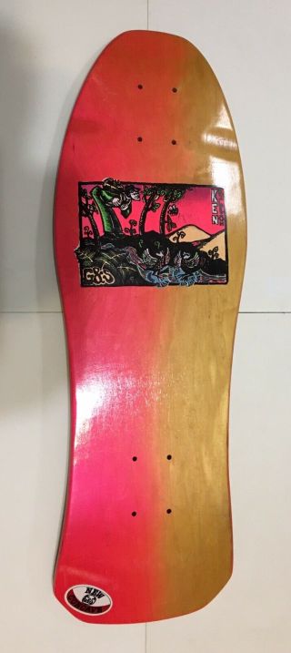 Vintage Mini G&s Ken Fillion Skateboard Deck 80’s Og Rare