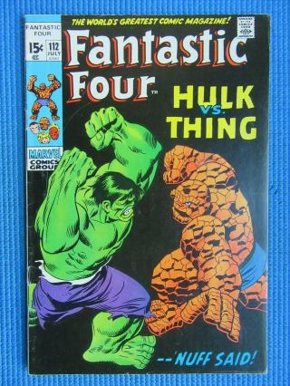 Fantastic Four 112 - (vf -) - Hulk Vs Thing - Battle Of The Behemoths