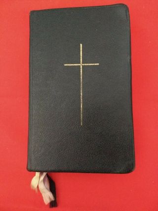 Vintage Leather Prayer Book Traditional Catholic Family Daily Missal Mass 1961