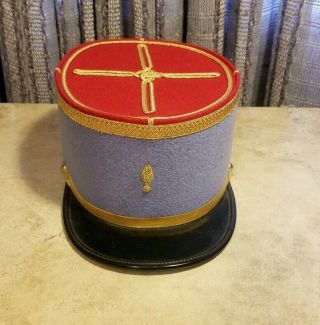 French Hussards Kepi Visor Officer Military Army Hat