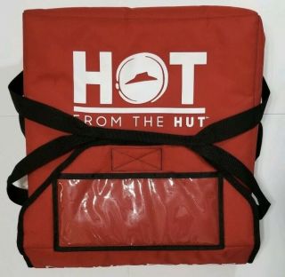 Pizza Hut Delivery Bag Insulated Fits Several Large Pizzas Many Med