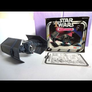 Vintage 1977 Star Wars Palitoy Darth Vader Tie Fighter Complete Vg