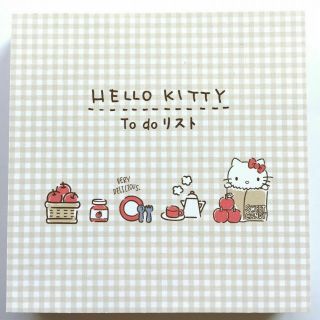 Lovely Sanrio Character Hello Kitty Mini Memo Pad 100 To Do List Made In Japan