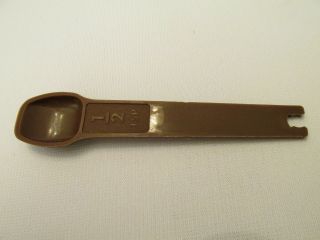 Tupperware Measuring Spoon 1/2 Teaspoon Brown Replacement Vintage