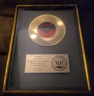 Riaa Chic " Le Freak " Gold 45 Record Award
