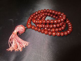 Old Tibetan Bodhi Seed Prayer Beads Mala Necklace Bracelet - Buddha Stanhope Bead