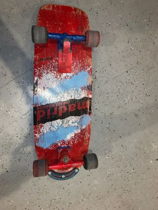 Vintage 1980s Madrid Explosion Skateboard With Gull Wing Pro Trucks