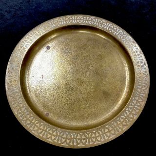 Rare Signed Tiffany Vintage Tiffany Gold Dore Bronze Plate Number 1737 2