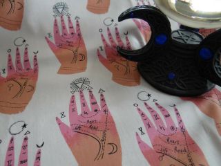 Handmade Altar Cloth Palmistry By Vtwiccan Pagan Wiccan Witch Altar
