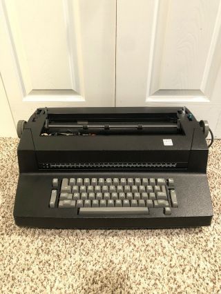 Vintage Ibm Selectric Ii (2) Correcting Typewriter Black Powers/needs Work