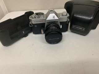 Vintage 35mm Yashica Tl Electro X Camera Auto Yashinon Ds - M 1:1.  7 50mm Lens