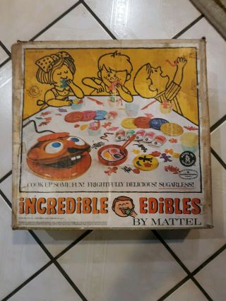Vintage Mattel Incredible Edibles Electric Candy Toy