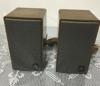 Grundig Hifi Mini - Box 50,  4 Ohms.  Speakers Made In Germany Vintage Rare.