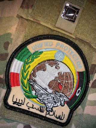 Nato Operation Unified Protector No Fly Zone Enforcement Over Libya Patch (b176)