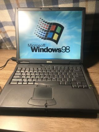 Vintage Dell Latitude C600 Windows 98 Xp Legacy Gaming Cnc Embroidery Laptop