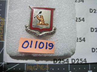 Army Crest Di Dui Cb Clutchback 969th Engineer Battalion Bn No Mark