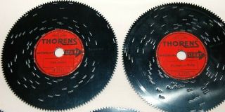 10 Vintage AD 30 Thorens Music Box Discs CHILDREN ' S SONGS & LULLABIES 2