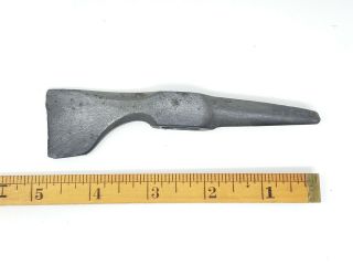 Antique Iron Mini Fire Trench Spike Boarding Lathing Trade Axe Hatchet Head 5 