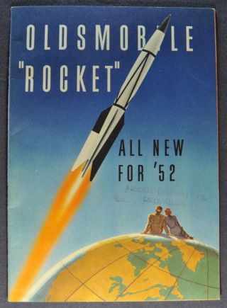 1952 Oldsmobile Rocket Engine Brochure 98 88 52