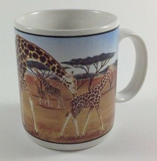 Nigerian Giraffes Grand Menagerie The Grand Effect Coffee Tea Cup Mug 1987