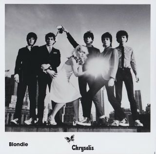 Vintage Photograph - Debbie Harry & Blondie - Chrysalis Records Photo