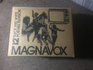 Vtg Magnavox 1980s Wood Grain Tv Television Retro 1990s Rca Bg3741ak01 Nos