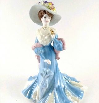 Coalport High Society Lady Sara Figurine Bone China Made In England Vintage 1996
