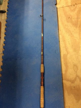 Vintage Fenwick Spinning Rod Pls72 7’ Lunker Stik Fishing Rod