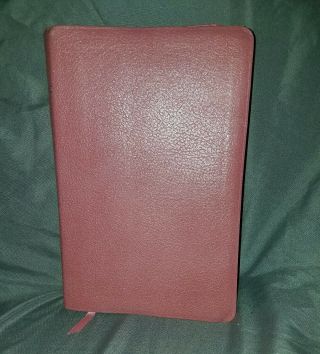 Zondervan Holy Bible Kjv Words Of Christ In Red Bonded Leather Silver Edge
