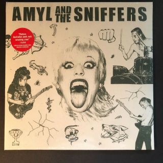 Amyl And The Sniffers Self Titled Debut Vinyl Lp Limited Ed Egg Splatter