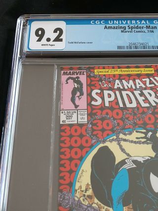 CGC 9.  2 (NM -) Spider - Man 300 (2006) mini comic reprint DVD Promo RARE 2