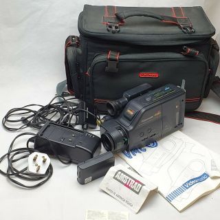 Vintage Amstrad Videomatic Camcorder Vmc8,  8mm Camera All Accessories,