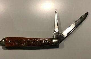 Vtg.  John Primble Belknap Hwd & Mfg 4923 - 2 Blade Folding Pocket Knife USA 2