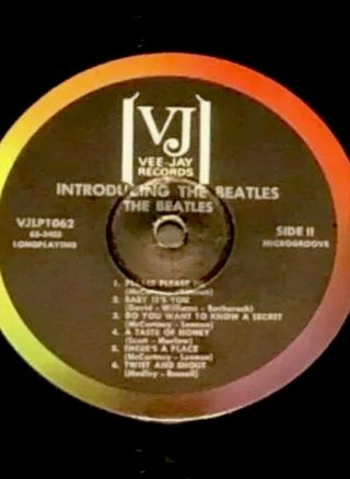 Introducing The Beatles,  Mega Rare Hybrid Labels (oval&brackets,  Vg