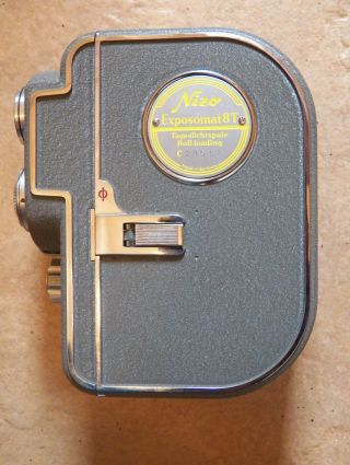 Vintage Nizo Exposomat 8T Camera & Case German Movie Film Roll Loading 2