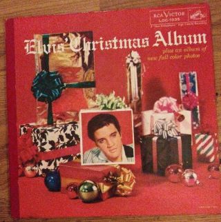 Elvis Presley Lp Rca Loc - 1035 Christmas Album 1957 1s / 1s