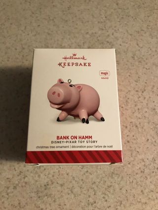 Hallmark Keepsake Ornament 2014 Bank On Hamm Pig Disney 