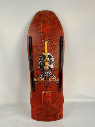 Og Powell Peralta Sns Geegah Vintage Skateboard Deck With Custom Rails,  & Og H/w