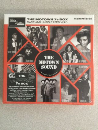 The Motown 7s Box: Rare Unreleased Vinyl 7 X 7 " Vinyl Box Very Rare