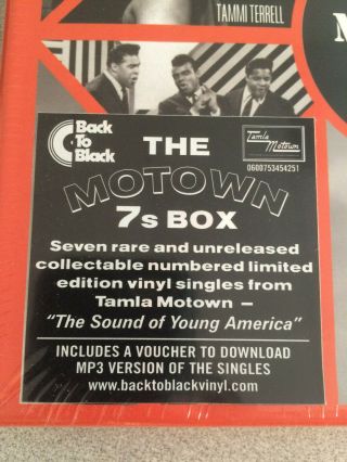 The Motown 7s Box: Rare Unreleased Vinyl 7 x 7 