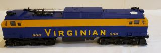 Vintage Lionel Diesel Switcher Virginian No 960 Locomotive Made In Usa