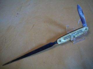 Vintage Advertising Letter Opener Knife By Autopoint Chicago,  U.  S.  A.