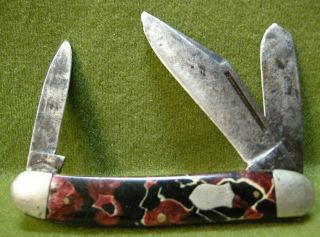 Imperial Cutlery.  Prov.  R.  I.  3 Blade Pocket Knife.  1930 - 40 