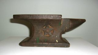 Antique American Star ?? 12 Lb Pound Iron Blacksmith Anvil Tool