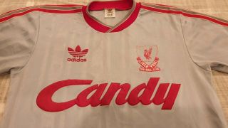 Vintage Liverpool 1988/1989 Away Football Shirt Medium Adidas