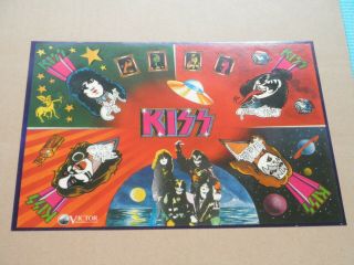 Kiss Victor Promo Sticker Sheet For Reservation Of The Originals 3lp Japan Rare