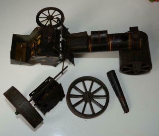 Vintage - Awsg? / Sgaw ? - Tin / Clockwork - Traction Engine In Parts