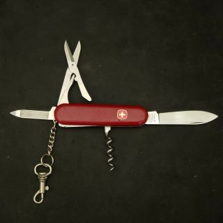 Rare Vintage Wenger Standard 01.  02.  01 Swiss Army Knife /85 Mm Red
