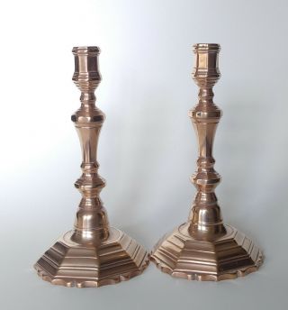 18th Century French Octagaonal Candlesticks