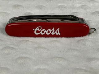 Colonial Prov Usa Coors Beer Multi - Tool Pocket Knife